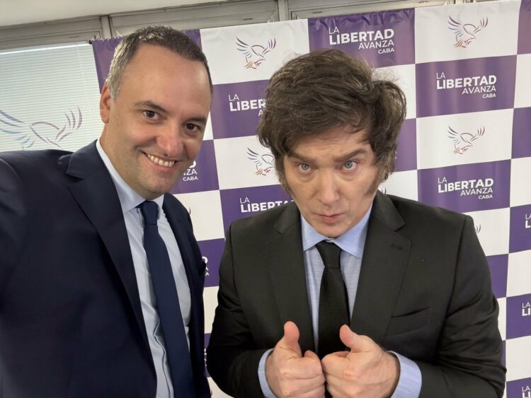 Milei filmó un spot para Adorni de cara a las elecciones porteñas