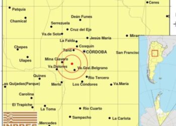 Un temblor sacudió a Alta Gracia y otras localidades en la noche del lunes