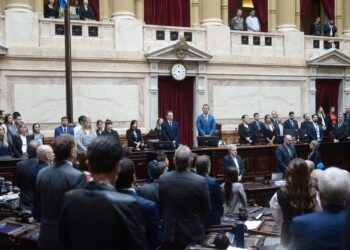 La Cámara baja dejó de lado sus disputas para celebrar al papa