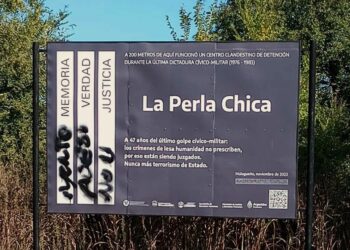 Repudian una vandalización en el sitio de la memoria La Perla Chica