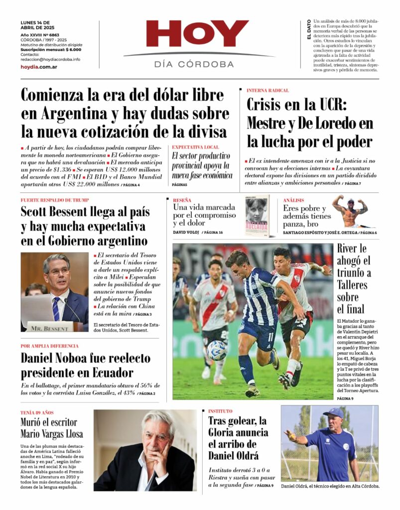 Tapa del día 14.04.25