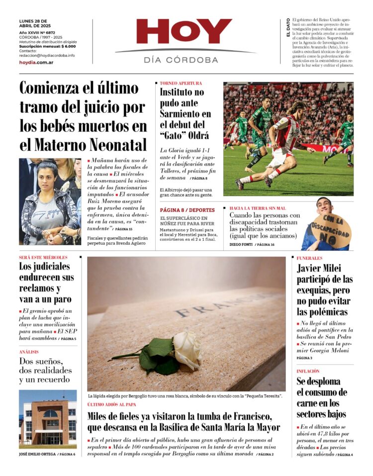 Tapa del día 28.04.25