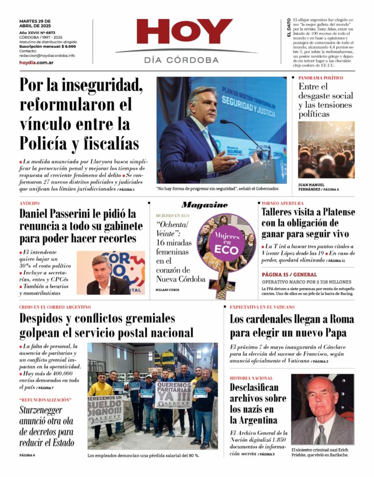 Tapa del día 29.04.25