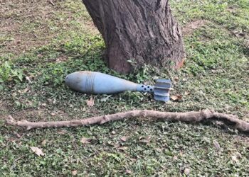 Trabajadores encontraron un mortero en el predio de Piedra Blanca