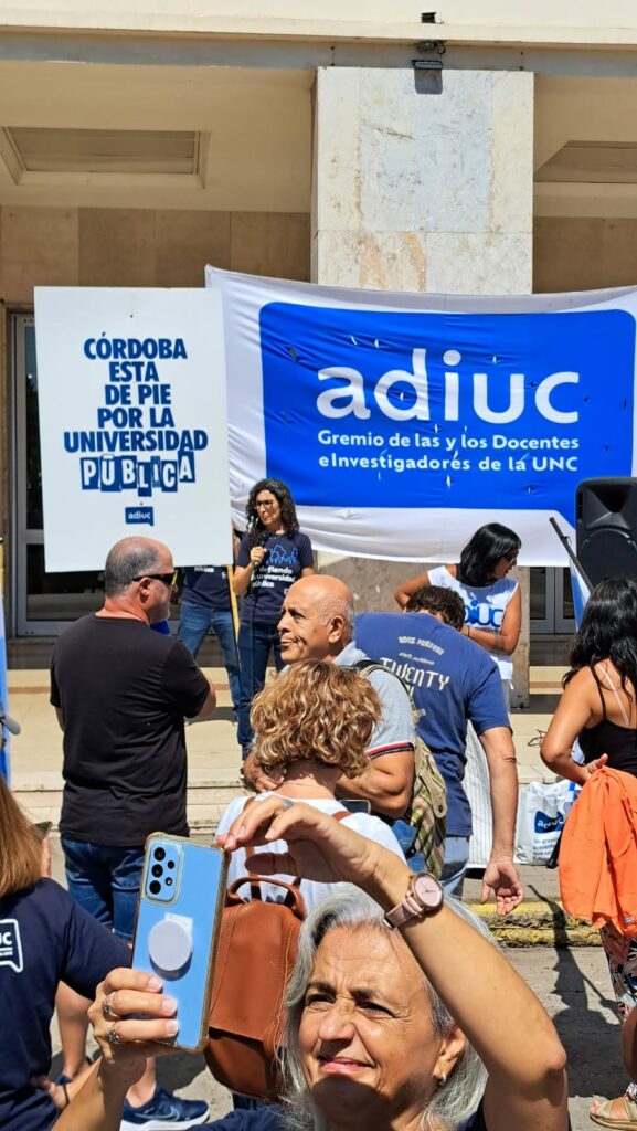 Los docentes de la UNC se movilizan este miércoles en la previa del paro nacional
