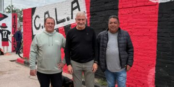 Club Los Andes: apoyo municipal tras los destrozos del temporal