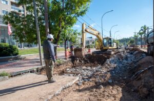 Avanza el 30% de la obra del desagüe pluvial en avenida Sagrada Familia