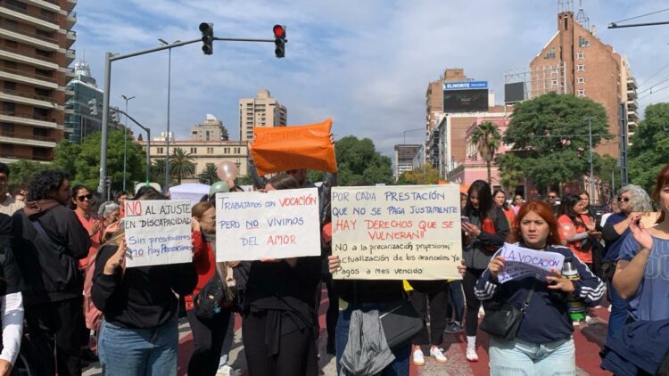 Paro y movilización en Córdoba de los sectores de discapacidad