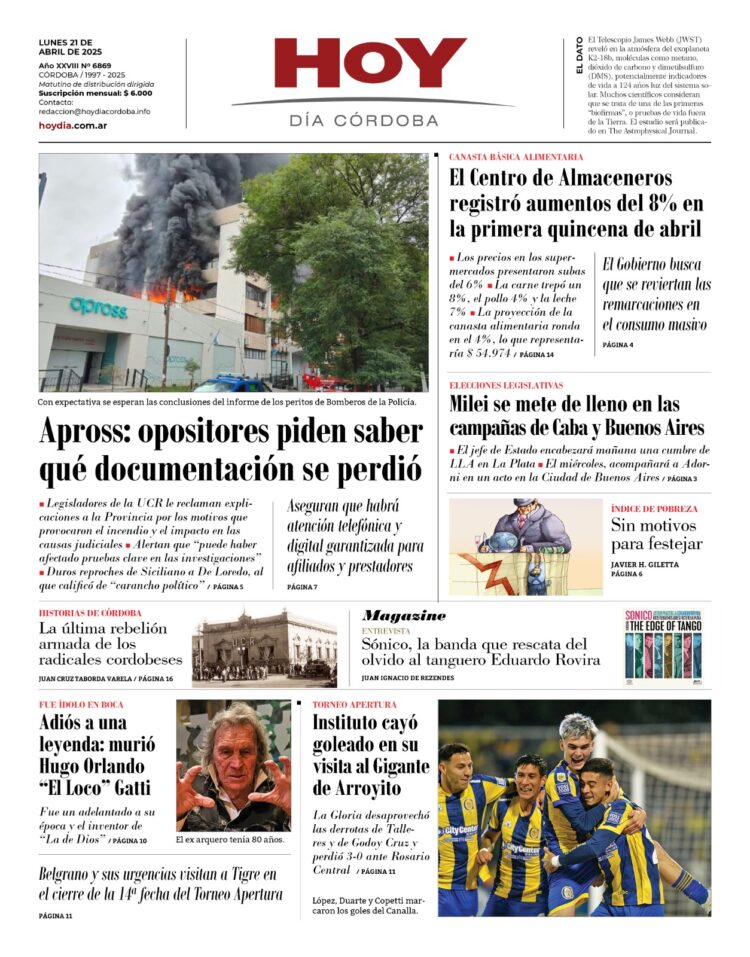 Tapa del día 21.04.25
