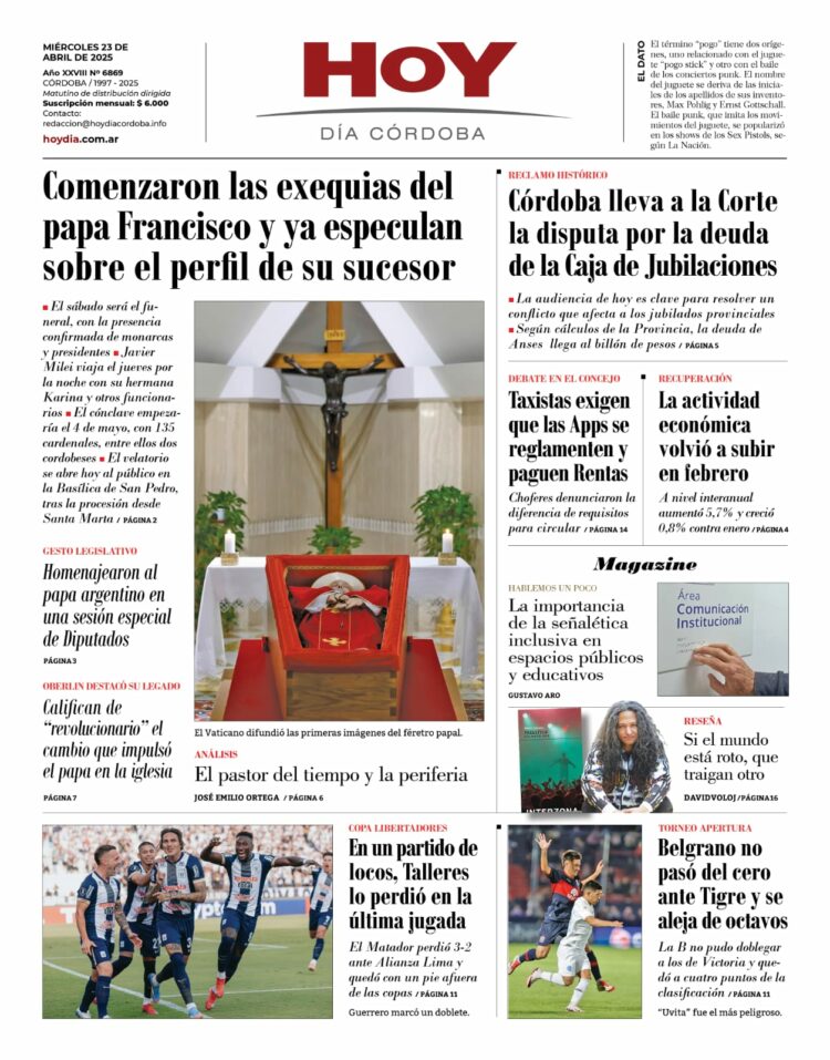 Tapa del día 23.04.25