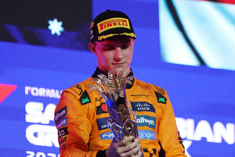 Piastri ganó la carrera desde la primera curva en Arabia Saudita
