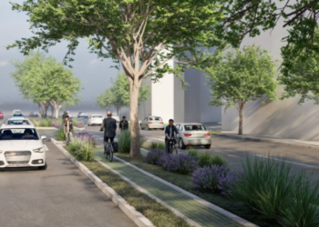 Comenzaron las obras de puesta en valor de la avenida Ambrosio Olmos