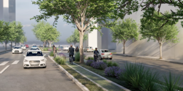 Comenzaron las obras de puesta en valor de la avenida Ambrosio Olmos