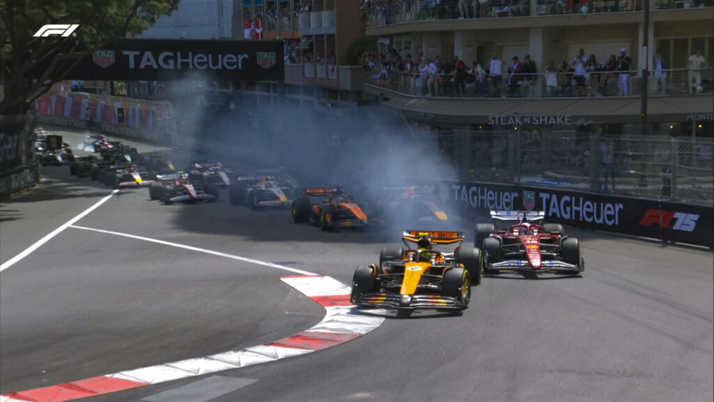 Colapinto protagonizó una buena actuación en el GP de Mónaco y terminó decimotercero