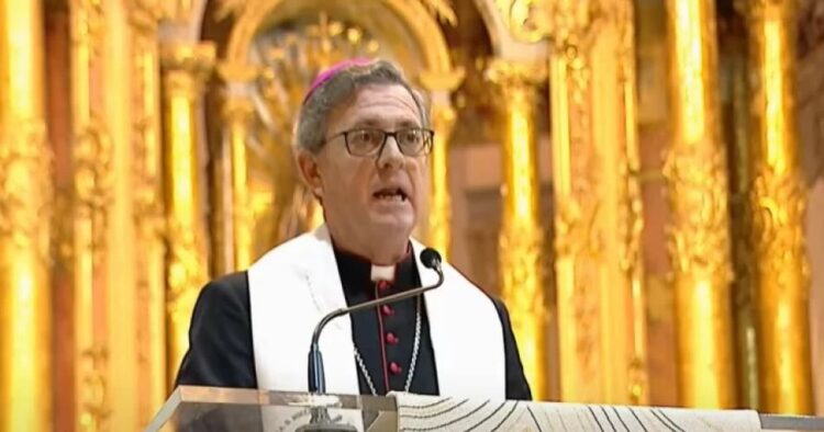 Arzobispo García Cuerva en el Tedeum por el 25 de mayo.