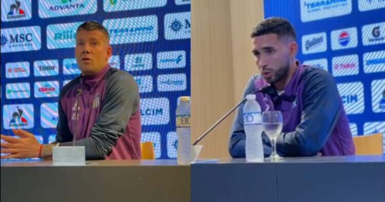 Los jugadores de Talleres Guido Herrera y Nahuel Bustos brindaron una conferencia de prensa a través de la cuenta de Instagram del Club.
