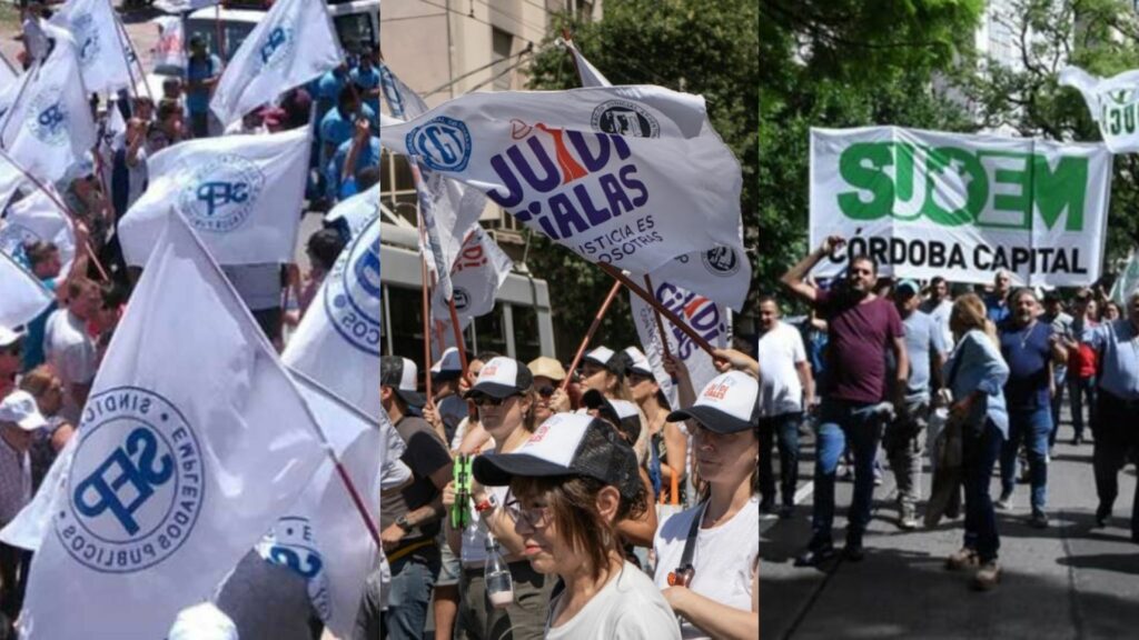 Jornada de protestas: SEP, SUOEM y Judiciales profundizan medidas por paritarias