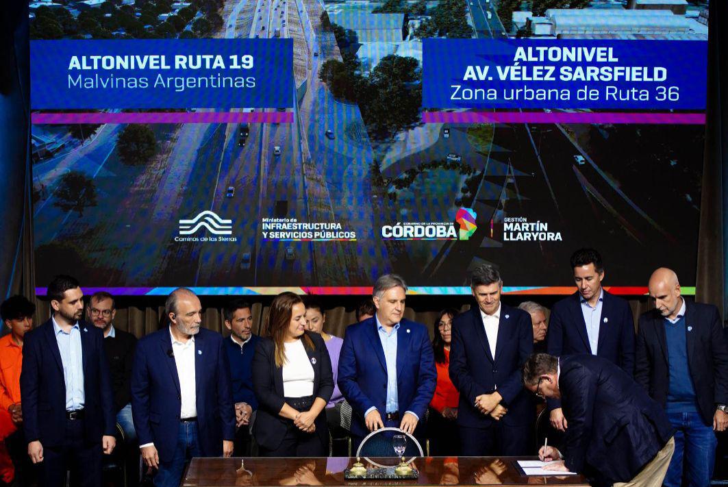 Construirán dos nuevos altoniveles en avenida Vélez Sarsfield y en ruta 19