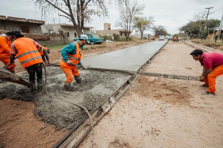 Obras de pavimentación