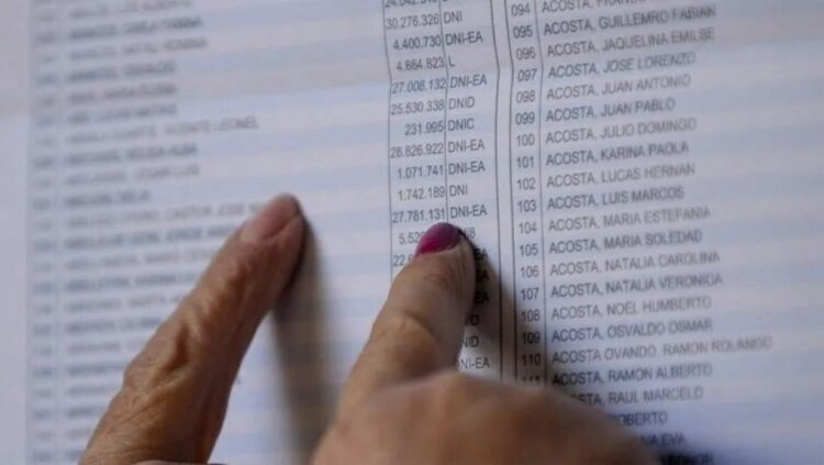 Se utilizará un nuevo padrón electoral estas elecciones.