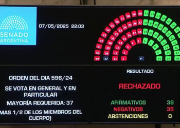 Por un voto, el Senado rechazó convertir en ley "Ficha Limpia"