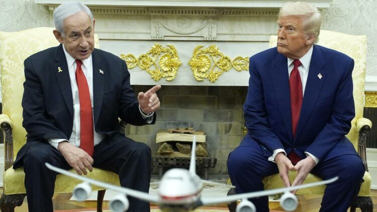 Foto de archivo de: Donald Trump y  Netanyahu
