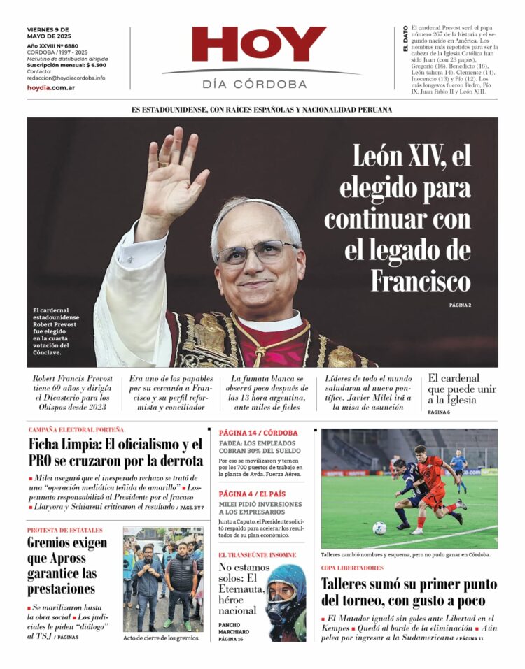 Tapa del día 09.05.25