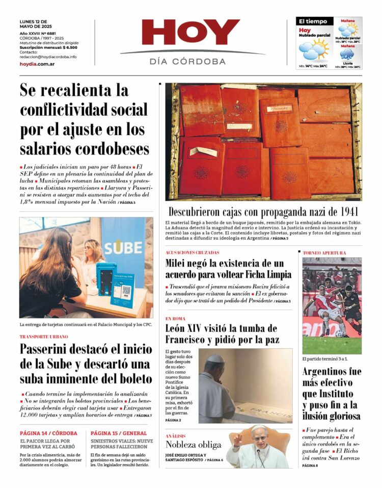 Tapa del día 12.05.25