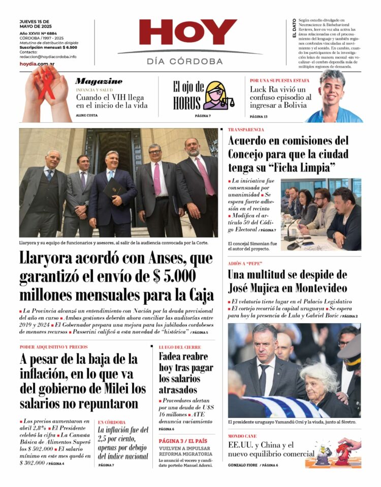 Tapa del día 15.05