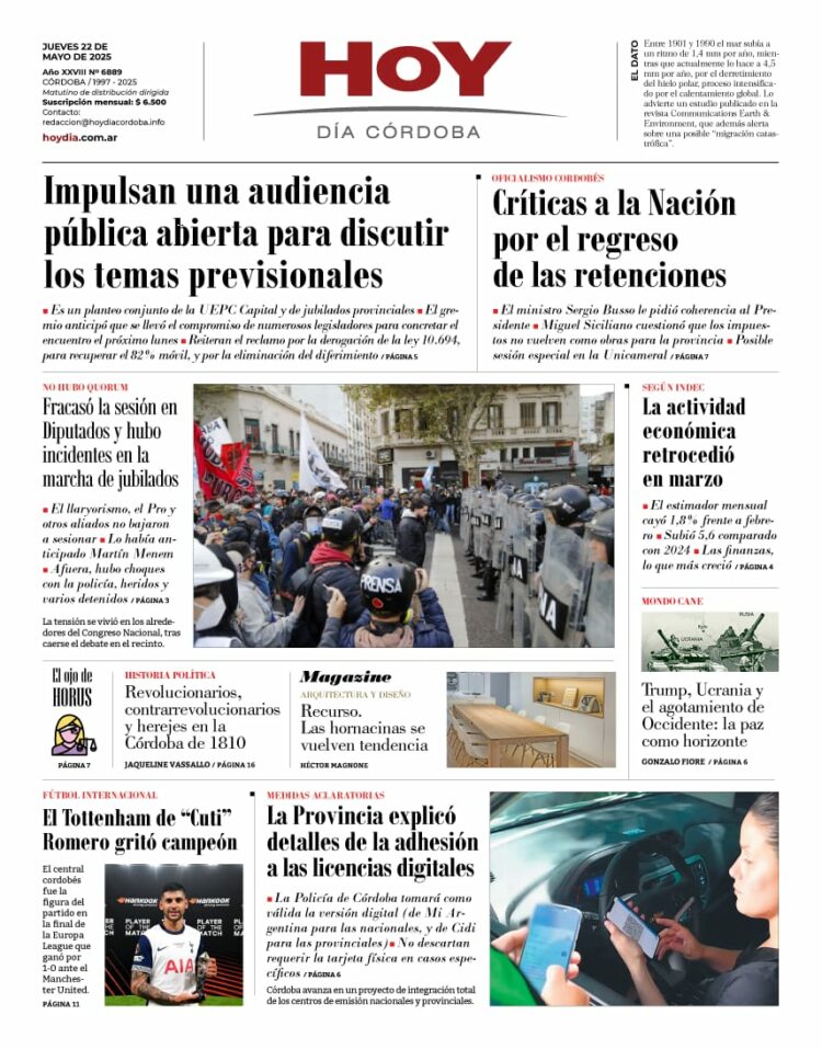 Tapa del día 22.05.25