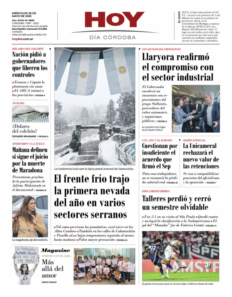 Tapa del día 28.05.25