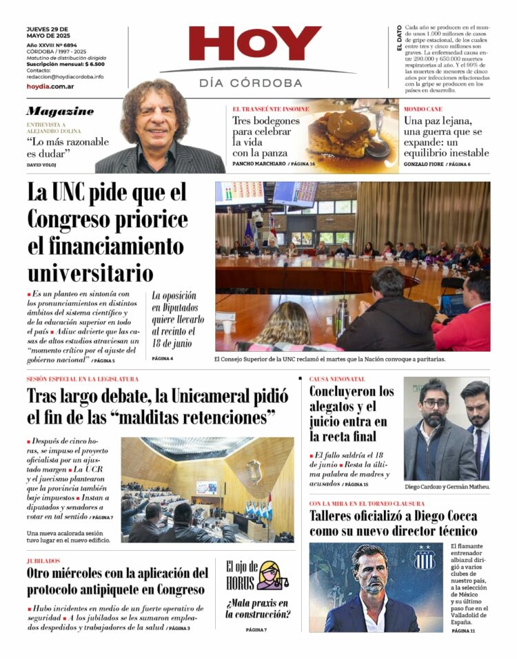 Tapa del día 29.05.25