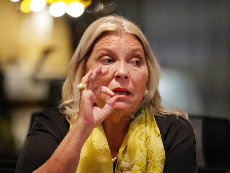 Foto de archivo: Elisa Carrió