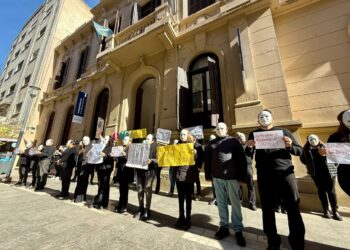 Abrazo simbólico. Tribunal de Cuentas