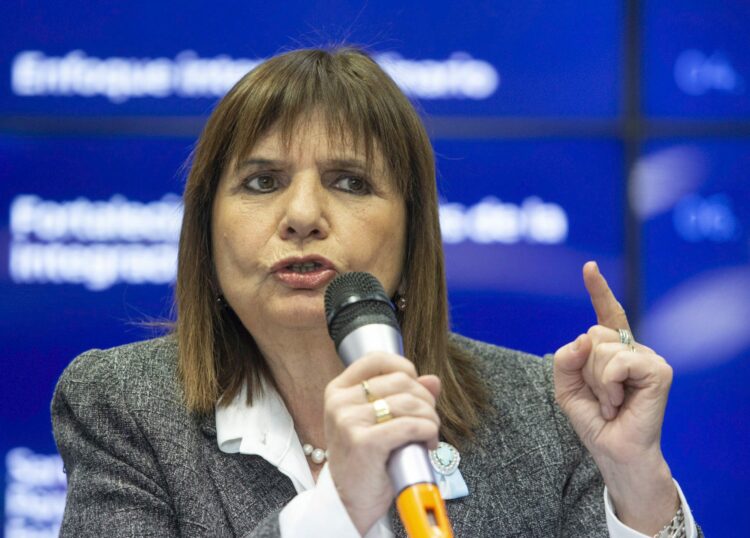 El detenido, de 37 años, había enviado mensajes amenazadores a Bullrich a través de las redes sociales.