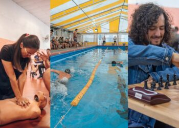 Cursos gratuitos de guardavidas, natación, RCP y ajedrez