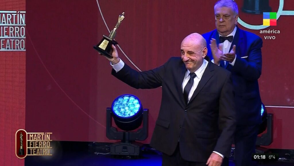 El “Puma” Goity se llevó el oro en los Martín Fierro de Teatro 2025