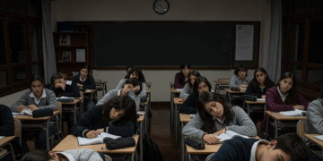 Las clases en Córdoba comienzan cuando aún no ha amanecido.
