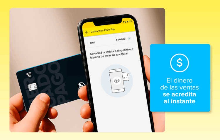 Ahora es posible extraer dinero de una tarjeta con sólo acercar el celular.