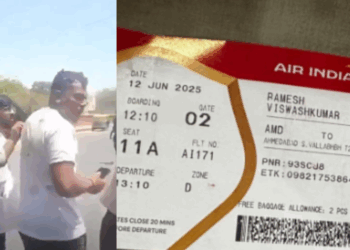 Milagro en Air India: sobrevivió al accidente y salió caminando