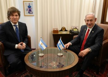 Javier Milei y Benjamin Netanyahu.