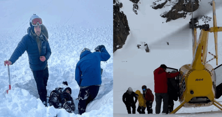 Ushuaia: Espectacular rescate tras avalancha salva a dos personas en plena ola polar