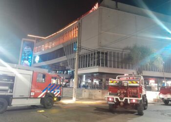 Fue controlado un incendio en el Shopping WO de Villa Carlos Paz