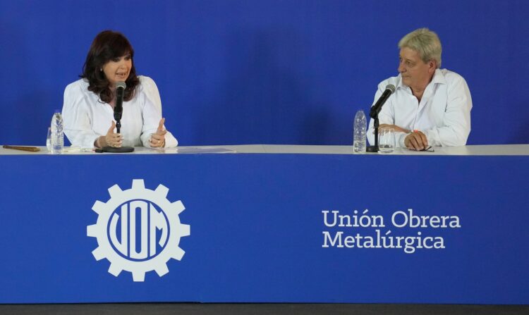 Abel Furlán, secretario general de la UOM, aliado de Cristina Kirchner.