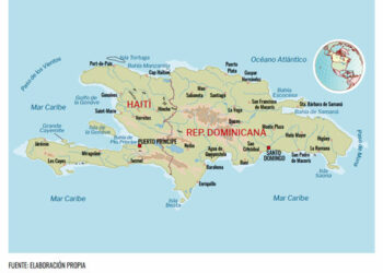 Mirar un mapa: Dos mundos en una isla