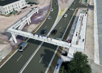 La Provincia lleva adelante la obra de duplicación de calzada de la ruta 9 norte y la construcción del nuevo puente sobre el río Carnero.