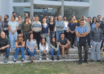 Equipo de la UNC. Parte de los investigadores y profesionales del Iate (UNC-Conicet) y el OAC que participan del Observatorio Vera Rubin.