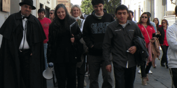 Invitación a la caminata «Leyenda Negra y Humor»