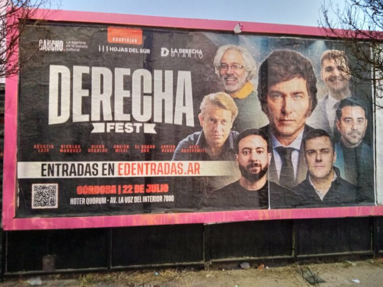 Milei cierra mañana el evento “Derecha Fest” en Córdoba.