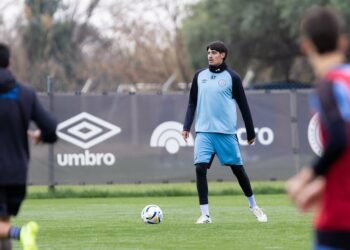 Belgrano entrenó con la mente puesta en Independiente